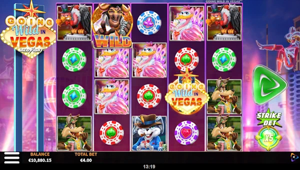 Going Wild in Vegas Wild Fight gameplay