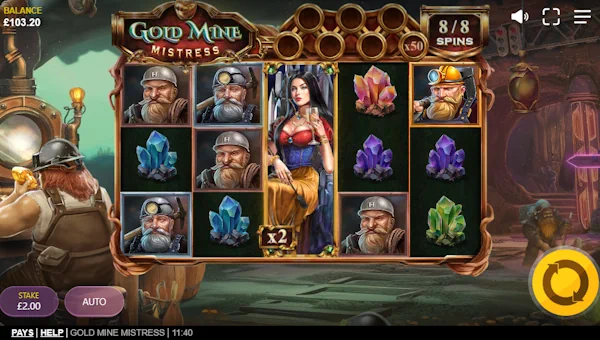Gold Mine Mistress gameplay