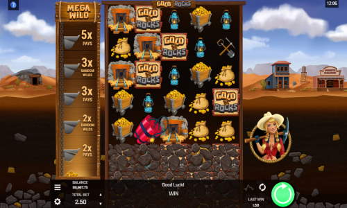 Gold N Rocks gameplay