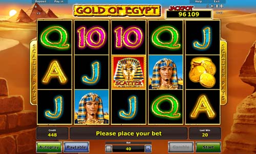 Gold of Egypt Gameplay