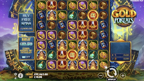 Gold Portals gameplay