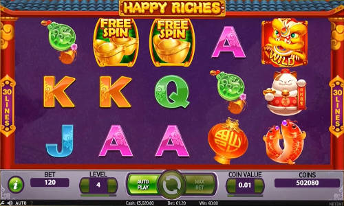 Happy Riches gameplay