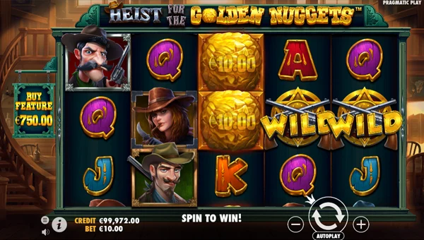 Heist for the Golden Nuggets gameplay
