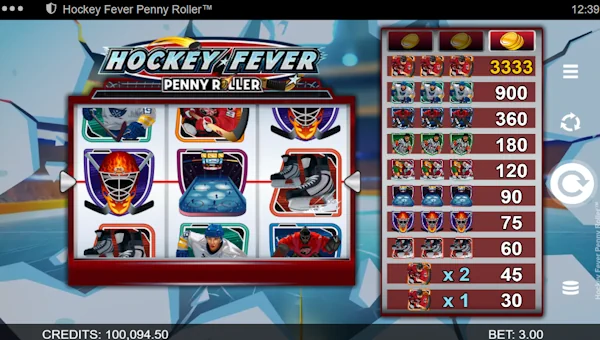Hockey Fever Penny Roller gameplay