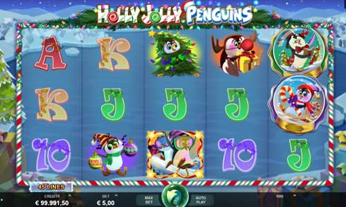 Holly Jolly Penguins gameplay