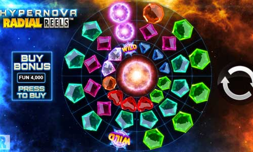 Hypernova Radial Reels gameplay