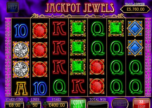 Jackpot Jewels gameplay
