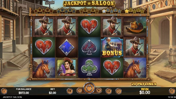 Jackpot Saloon gameplay