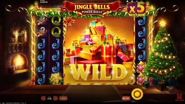 Jingle Bells Power Reels gameplay