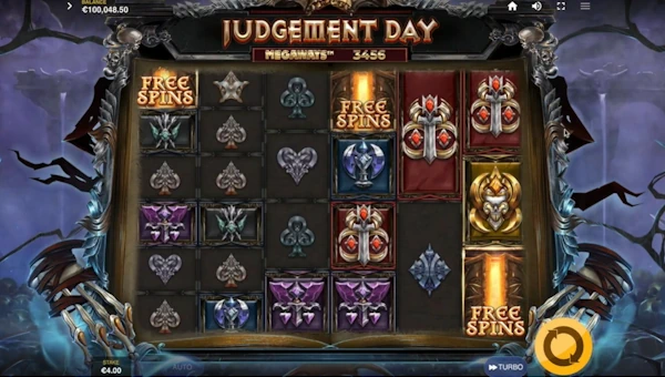 Judgement Day Megaways gameplay