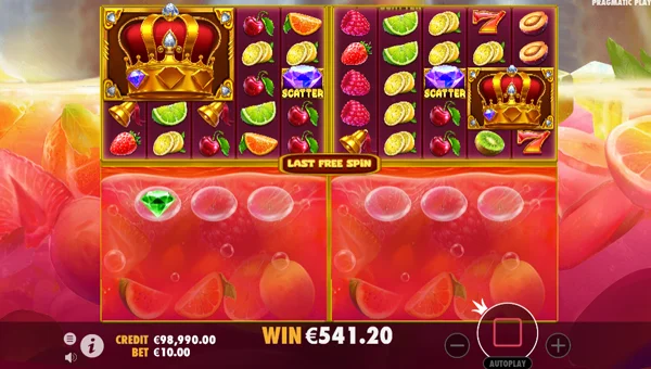 Juicy Fruits Multihold gameplay