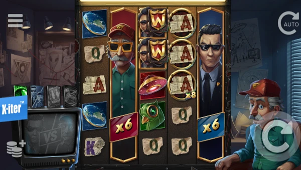 Screenshot of Langley Street 23 slot demo showing reels and bonus game features