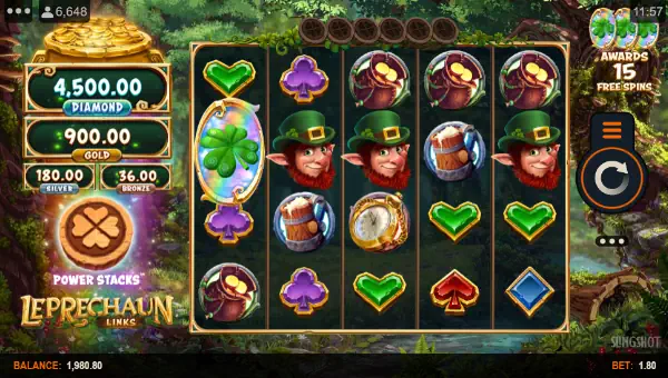 Leprechaun Links gameplay