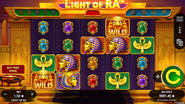 Light of Ra gameplay