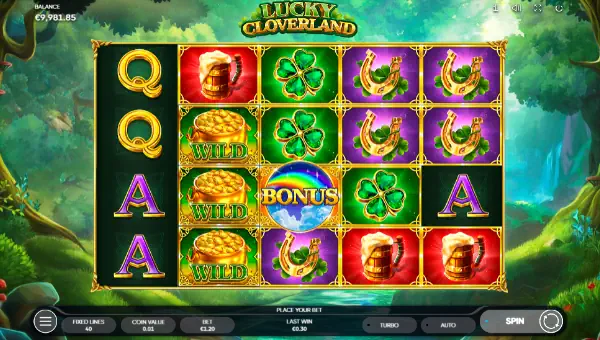 Lucky Cloverland gameplay