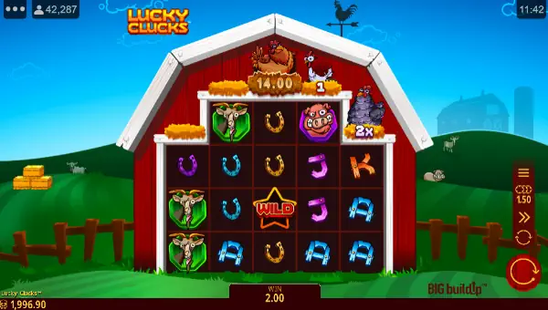 Lucky Clucks gameplay