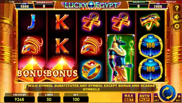Lucky Egypt gameplay