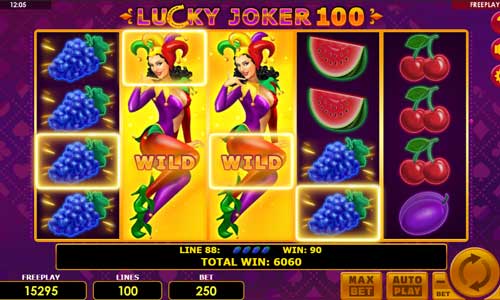 Lucky Joker 100 gameplay