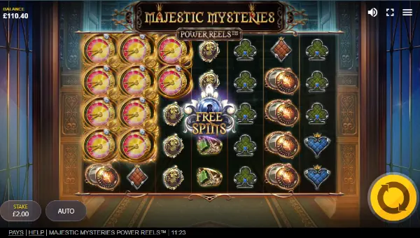 Majestic Mysteries Power Reels gameplay