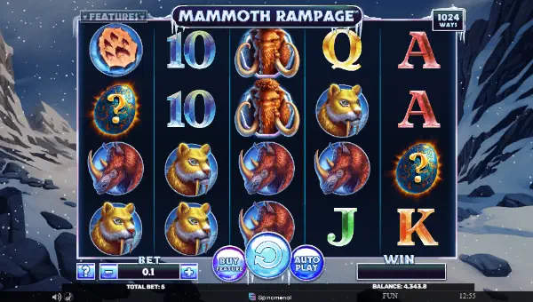 Mammoth Rampage gameplay
