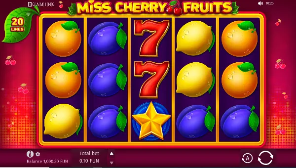 Miss Cherry Fruits gameplay