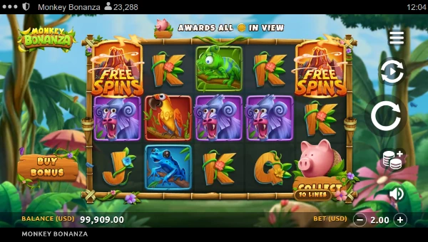 Monkey Bonanza gameplay