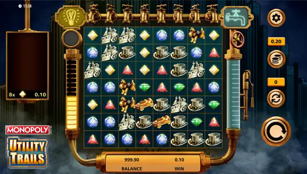 Monopoly Utility Trails gameplay
