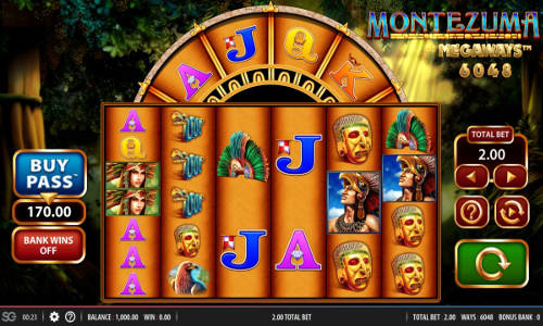 Montezuma Megaways gameplay