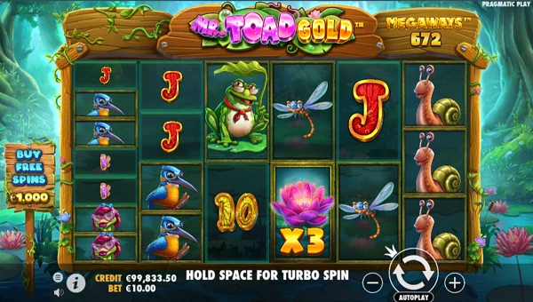 Mr Toad Gold Megaways gameplay