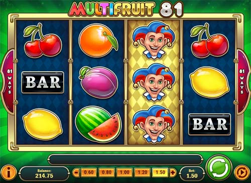 Multifruit 81 gameplay