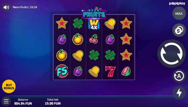 Neon Fruits gameplay