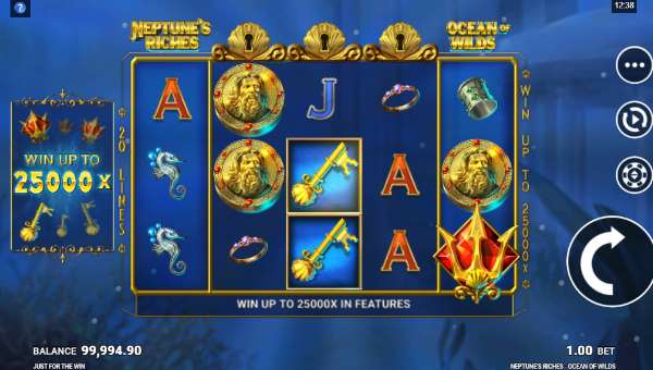 Neptunes Riches Ocean of Wilds gameplay