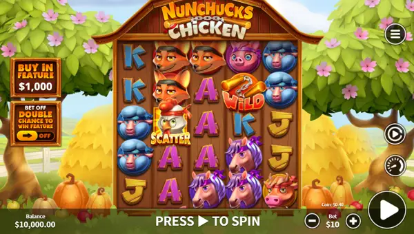 Nunchucks Chicken gameplay