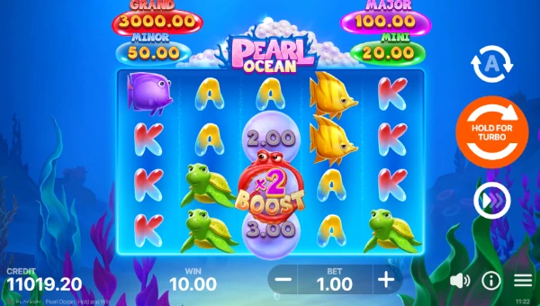 Pearl Ocean Hold and Win gameplay