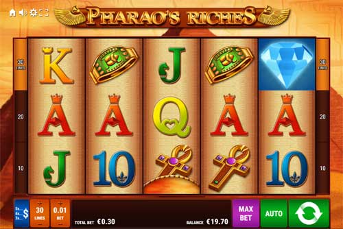 Pharaos Riches gameplay