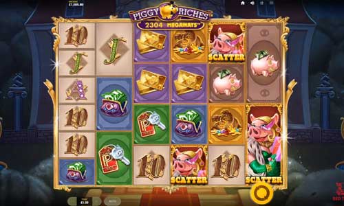 Piggy Riches Megaways gameplay