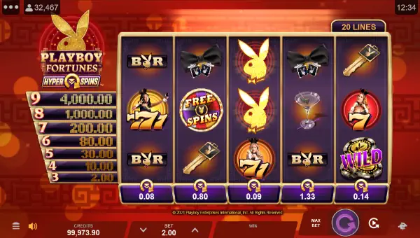 Playboy Fortune Hyperspins gameplay