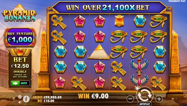 Pyramid Bonanza gameplay