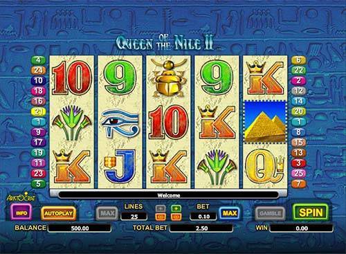Queen of the Nile 2 gameplay