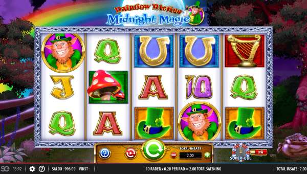 Rainbow Riches Midnight Magic gameplay