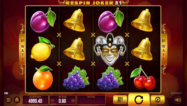 Respin Joker 81 gameplay