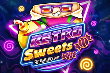 Retro Sweets slot logo