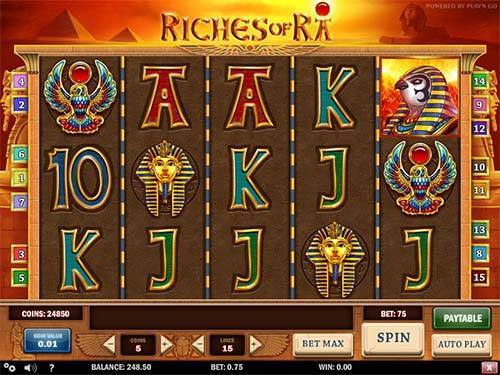 Riches Of Ra gameplay