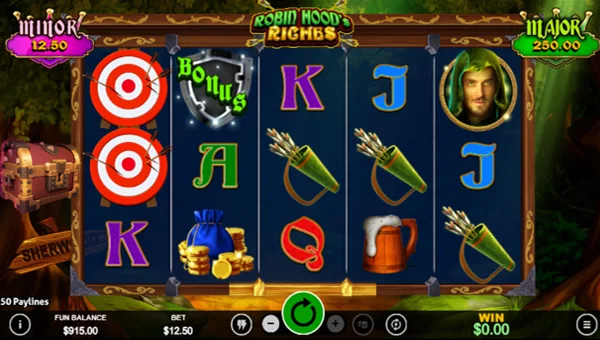 Robin Hoods Riches gameplay