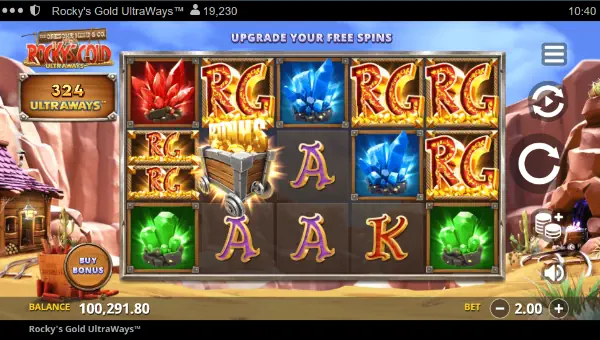 Rockys Gold Ultraways gameplay