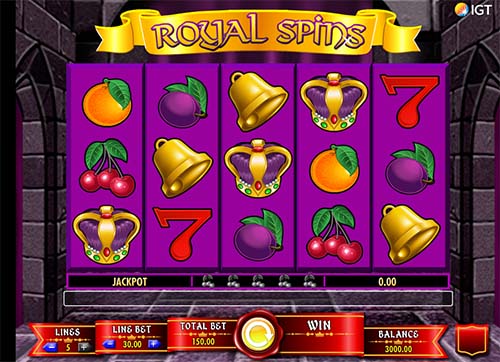 Royal Spins gameplay