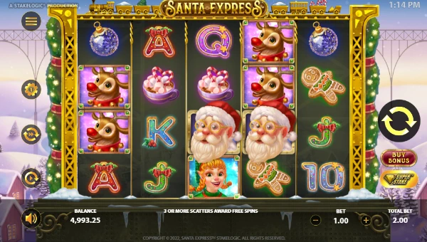 Santa Express gameplay