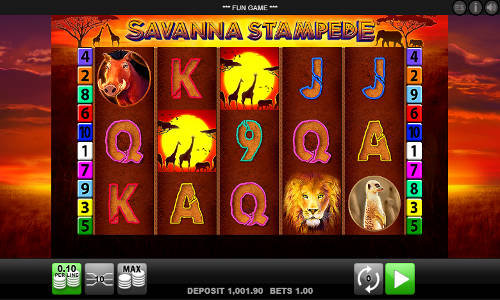 Savanna Stampede gameplay