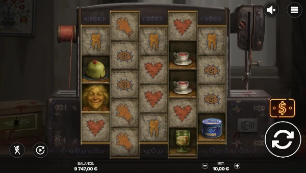 Sew slot base game with 1600 ways to win and creepy visuals