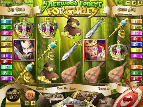 Sherwood Forest Fortunes gameplay